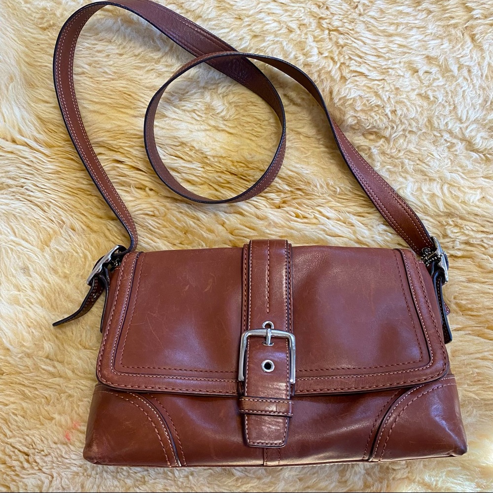 Coach Leather Shoulder Bag